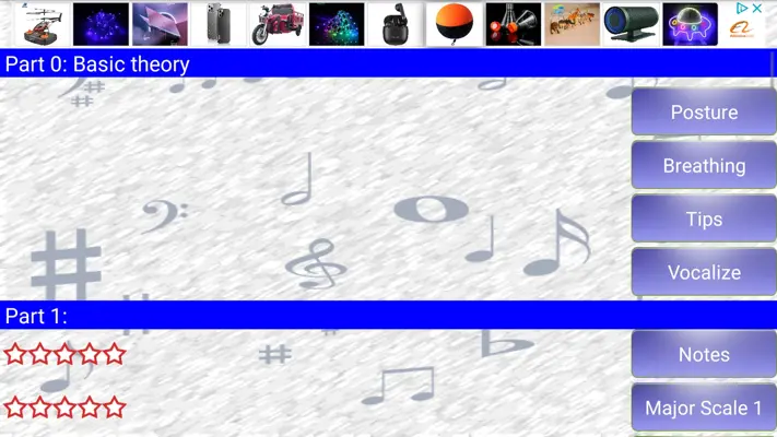 Learn to Sing android App screenshot 2